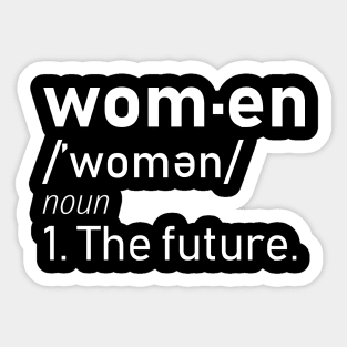 Women noun The Future Sticker